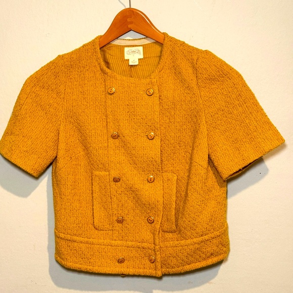 Anthropologie Cropped Wool Jacket - Picture 2 of 6